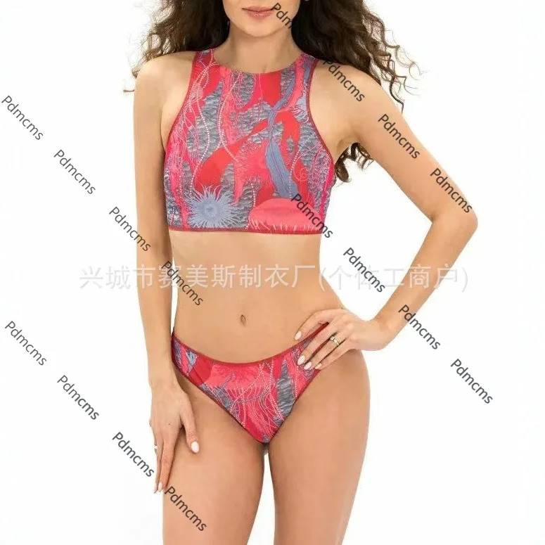 

2025 new European and American swimsuit упальник one-piece swimsuit women ozon beach Russian bikini women