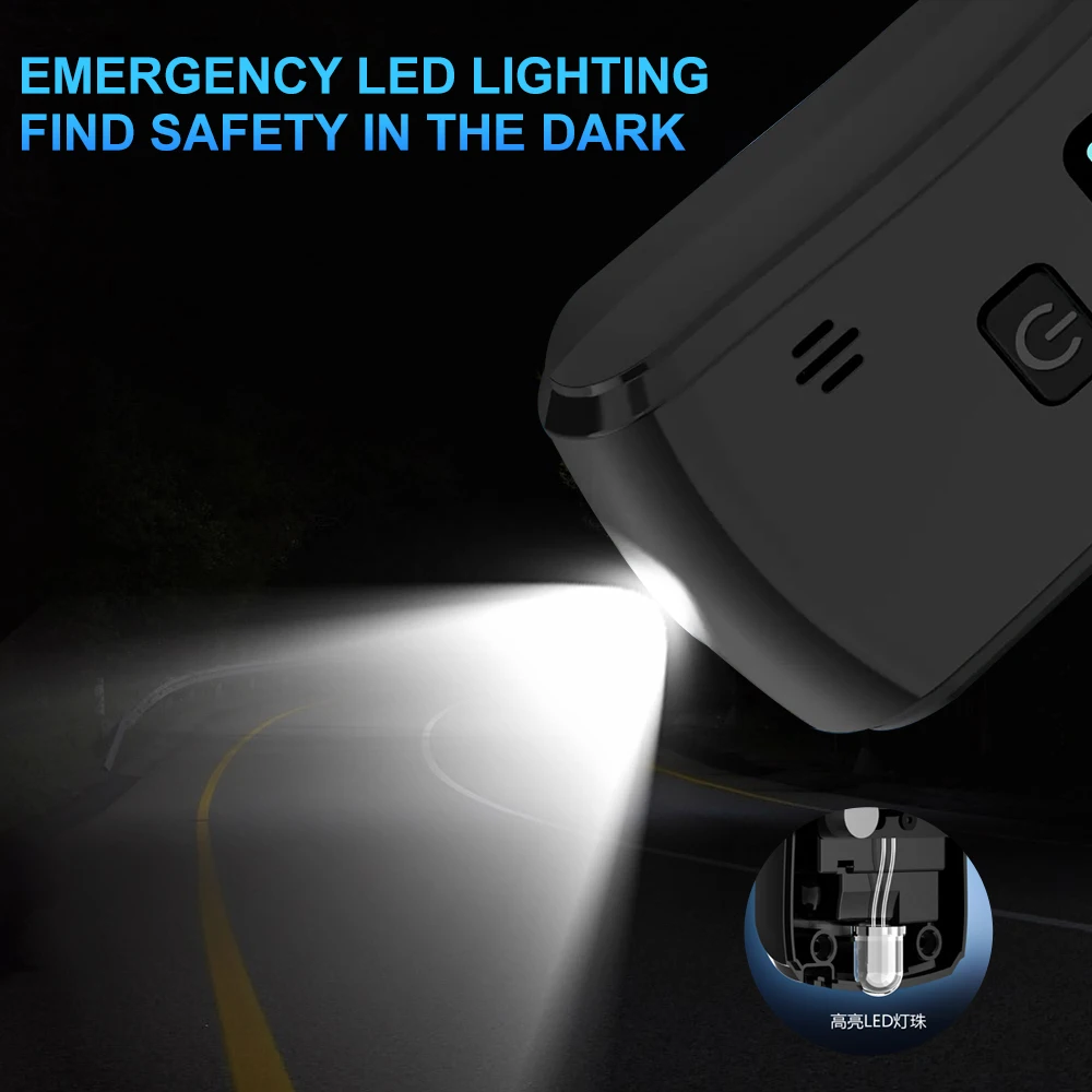 Customizable LCD Display and Light to Quickly Detect Results Alcohol Tester Semiconductor Sensor Portable Breathalyzer