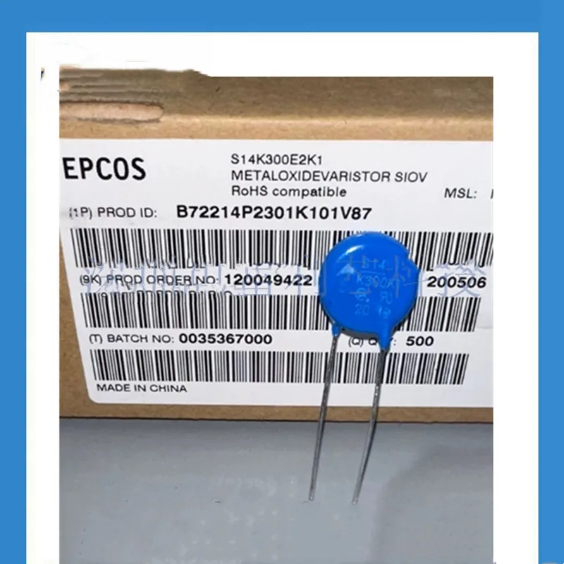 20pcs Varistors S05K/07K/10K/14K/20K Series (250V / 275V / 300VAC), MOV S05K275 S05K300 S07K275 S07K300 S10K275 S10K300 S14K275 image 2