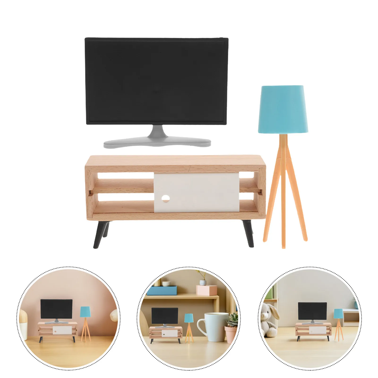 

Набор миниатюрной мебели для дома: креативный декор для рабочего стола, аксессуары ручной работы