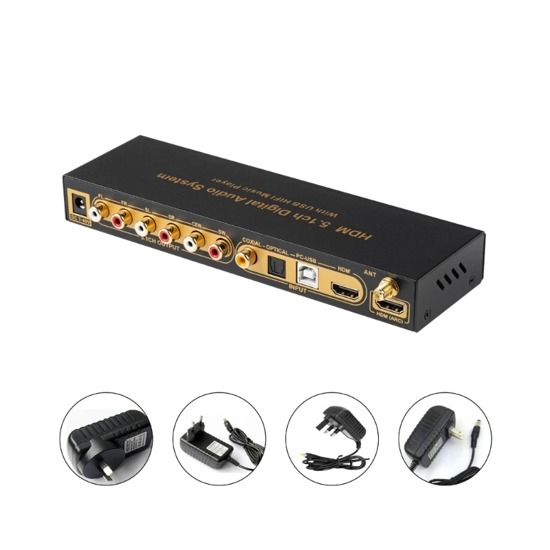 

UD851B 5.1 Channel Sound Decoders USB Player Automatically Switching to Last Used Signal Channel Functions Decoders