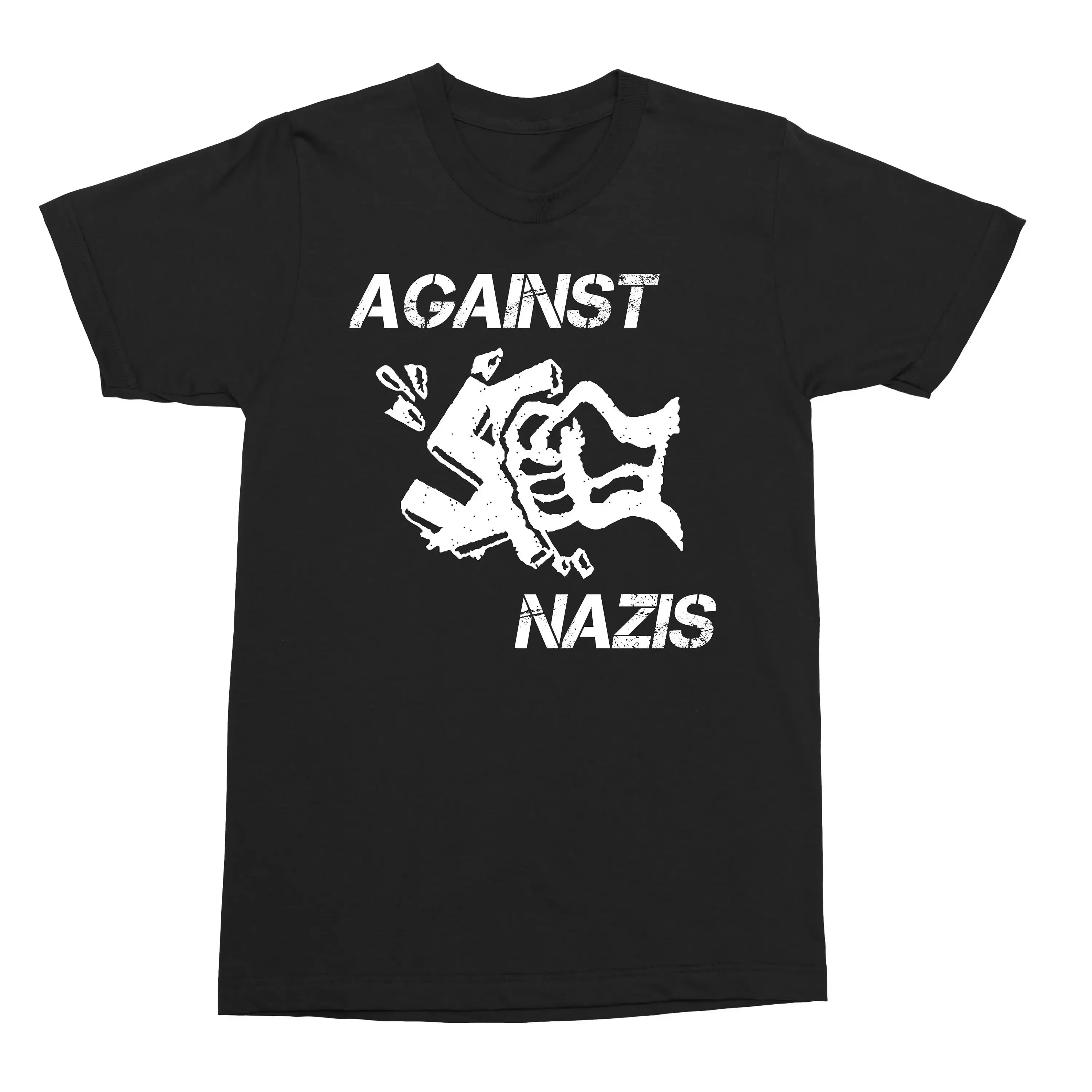 AGAINST NAZIS T-SHIRT Punk Crust Grindcore Thrash