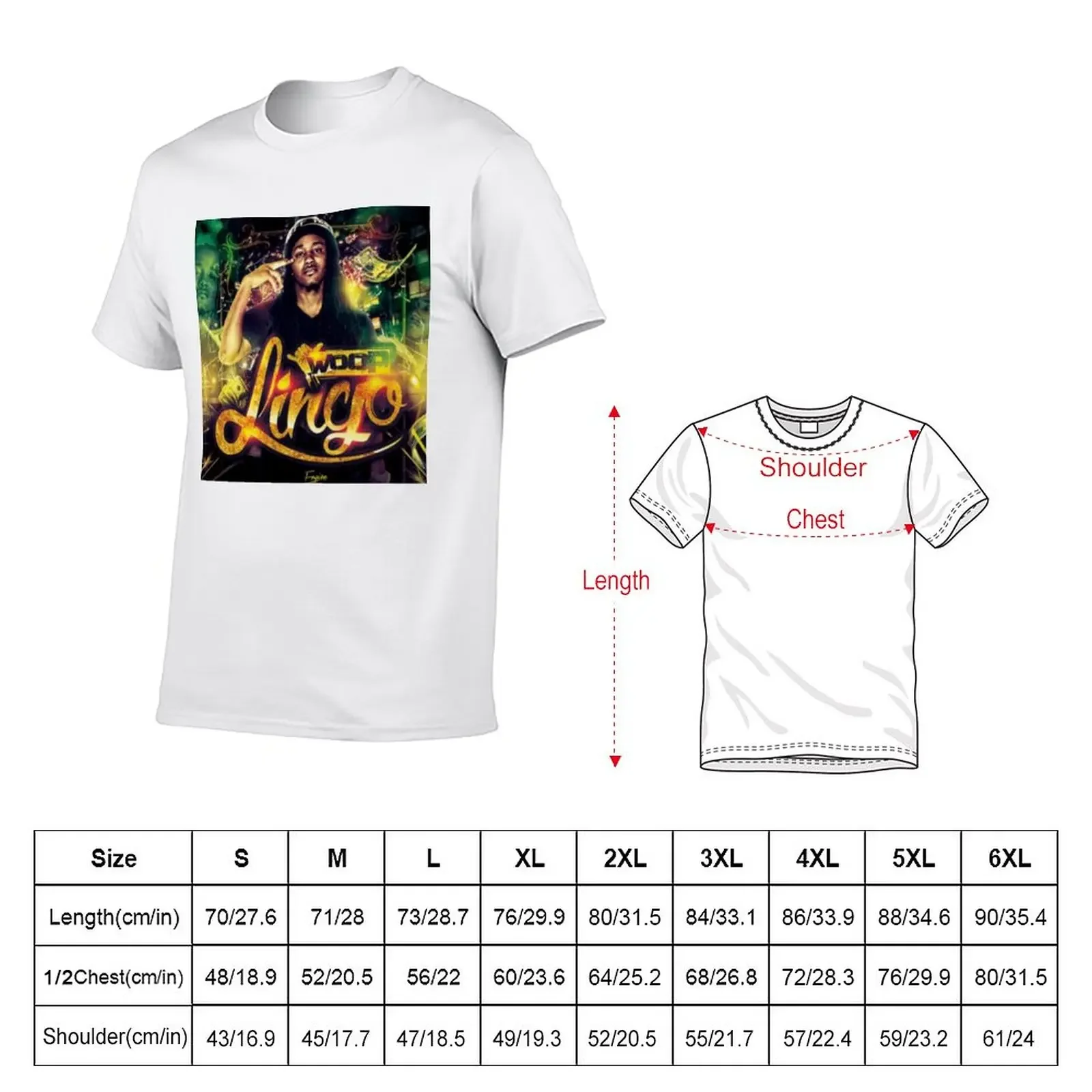 Woop Lingo T-Shirt boys whites Blouse sublime t shirt men