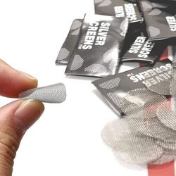 50/100Pcs Stainless Steel Metal Pipe Screen Filters 20mm Bowl Screens Gauzes Pipe Screen Filter Silver Mesh Guazes Fittings