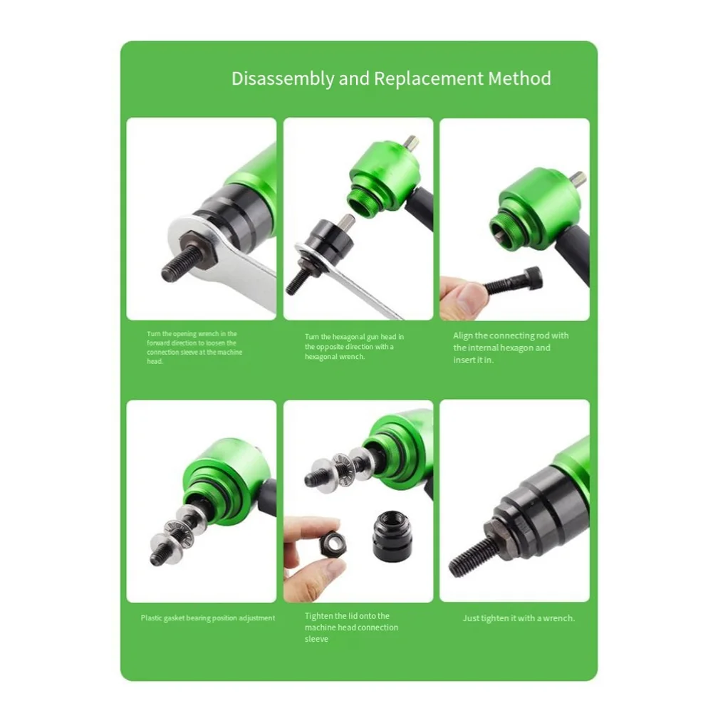 

Nutsert Tool Adapter Kit for Electric Drill Conversion Including Mandrels and Rivet Insert Nuts for Automotive and DIY Projects