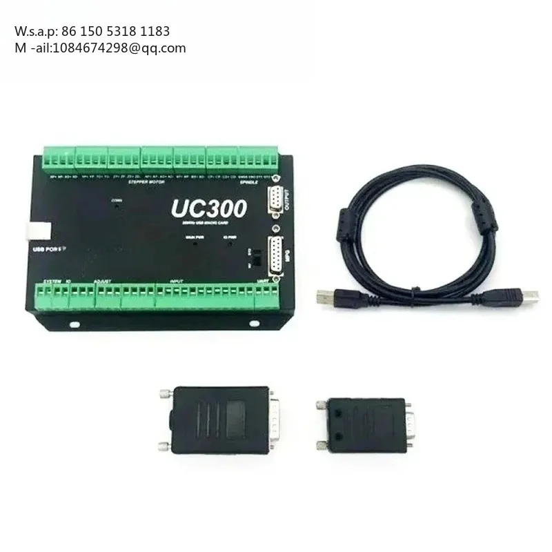UC300 4-Axis USB Motion Controller Kit IHSV57 180W 3000RPM Servo Motor Complete Bundle For CNC Machine