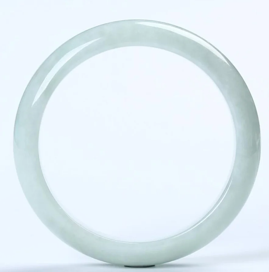 

Fine Jewelry Natural Jade A+ Jadeite Jade Flat Bracelet
