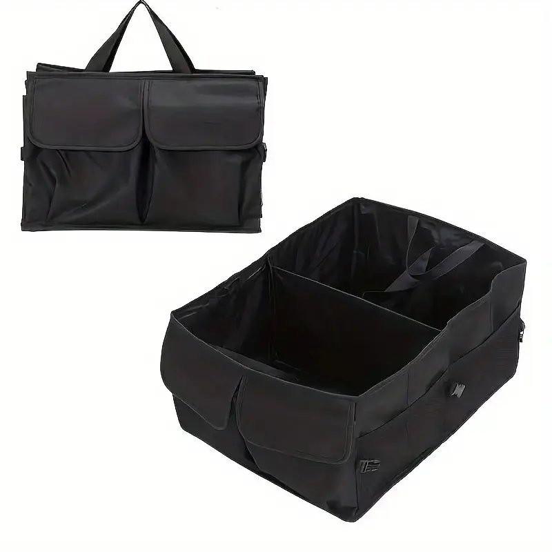 Car Storage Box Car Trunk Organizer Eco-Friendly Durable Collapsible Cargo Storage Tool Portable & Foldable Auto Trucks Box