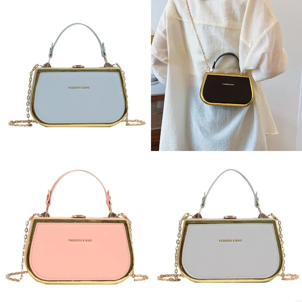 

Women Shoulder Bag PU Leather Crossbody Bag Candy Color Bag for Work