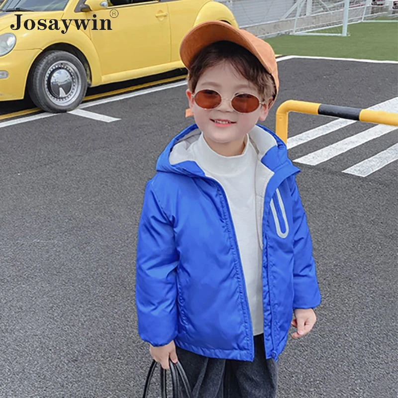 Josaywin Winter Jacket for Baby Kids Boys Hooded Parkas Coat Puffer Jacket Warm Winter Jacket For Girls Coats Children's Jackets