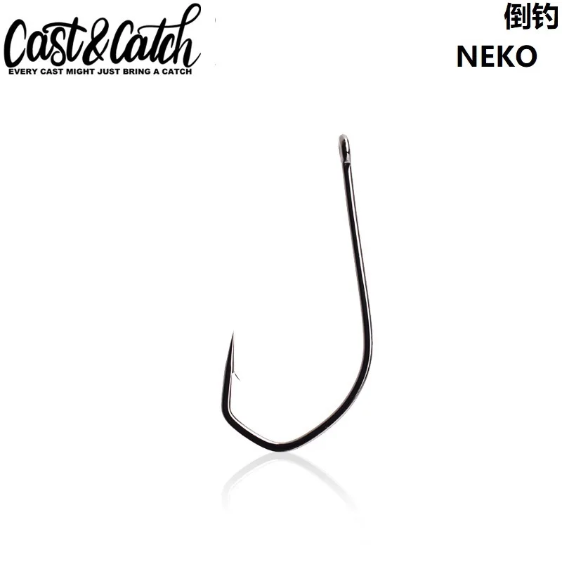 Cast Catch Long Handle WACKY Inverted Fishing NEKO Hook Road Subsoft Bait Surface Stripworm SENKO Leadless Fishing Set Exclusive