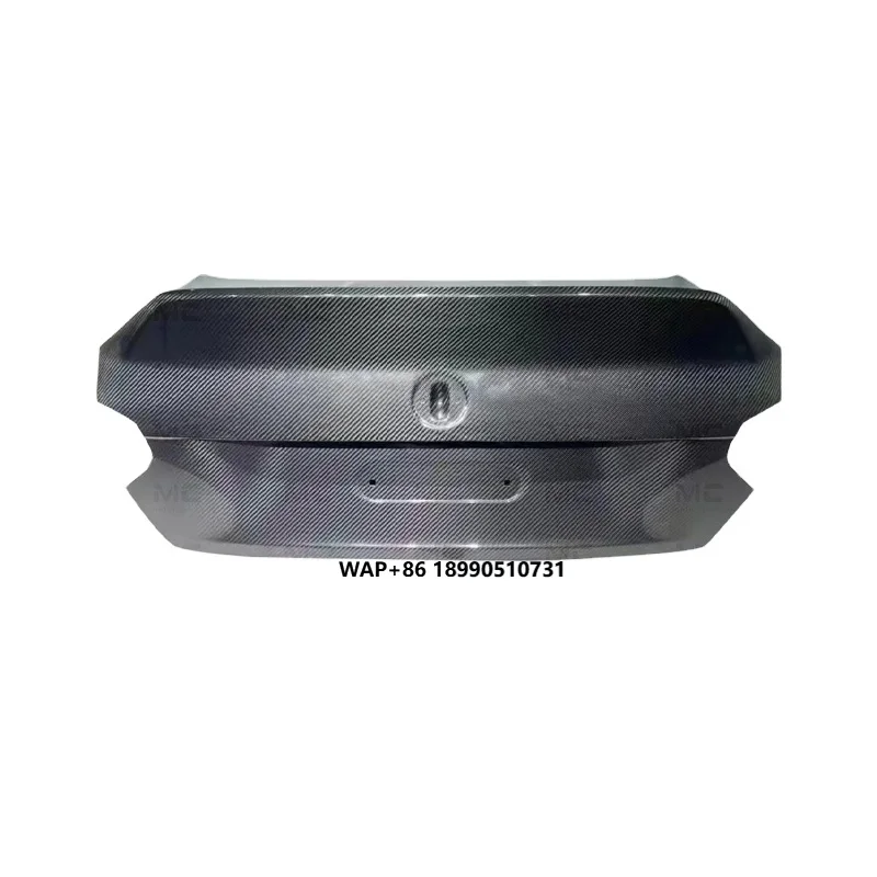 

2023+ M2 CSL Style Dry Carbon Fiber Rear Trunk Lid for G87 Prepreg Carbon Fiber Rear Cover for M2 G87 Ducktail Hood