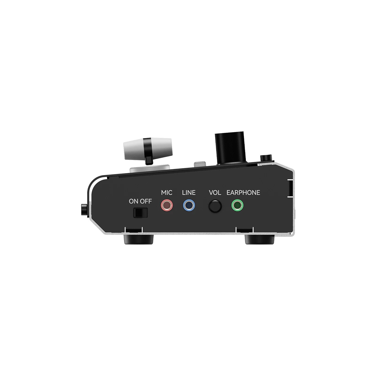 2 in 2 Out 4K Two Channel HDMI Video Switcher Mixer for Camera Camcorder Live Broadcast Streaming Mic Mix Sound Video Recording