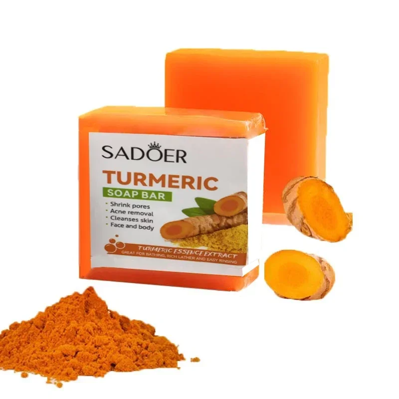 

3-х шт. набор мылов ручной работы с куркумой для чистки тела, осветление темной кожи подмышек, ног, осветление кожи, мыло для лица для ухода за нежной кожей