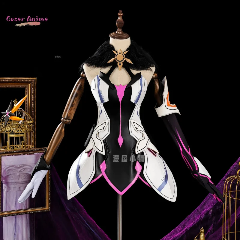 

Kiana Kaslana Cosplay Costume Honkai Impact 3 Uniform Halloween Carnival Party Christmas Play Role Clothes Clothing for Women