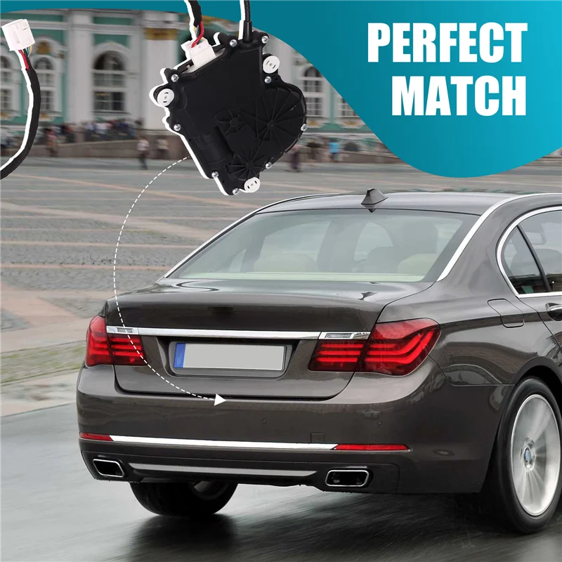 

Efficient Car Rear Trunk Latch Tailgate Latch 51247191213 For BMW 7 Series F01 F02 2009-2015 Tailgate Cover Lock