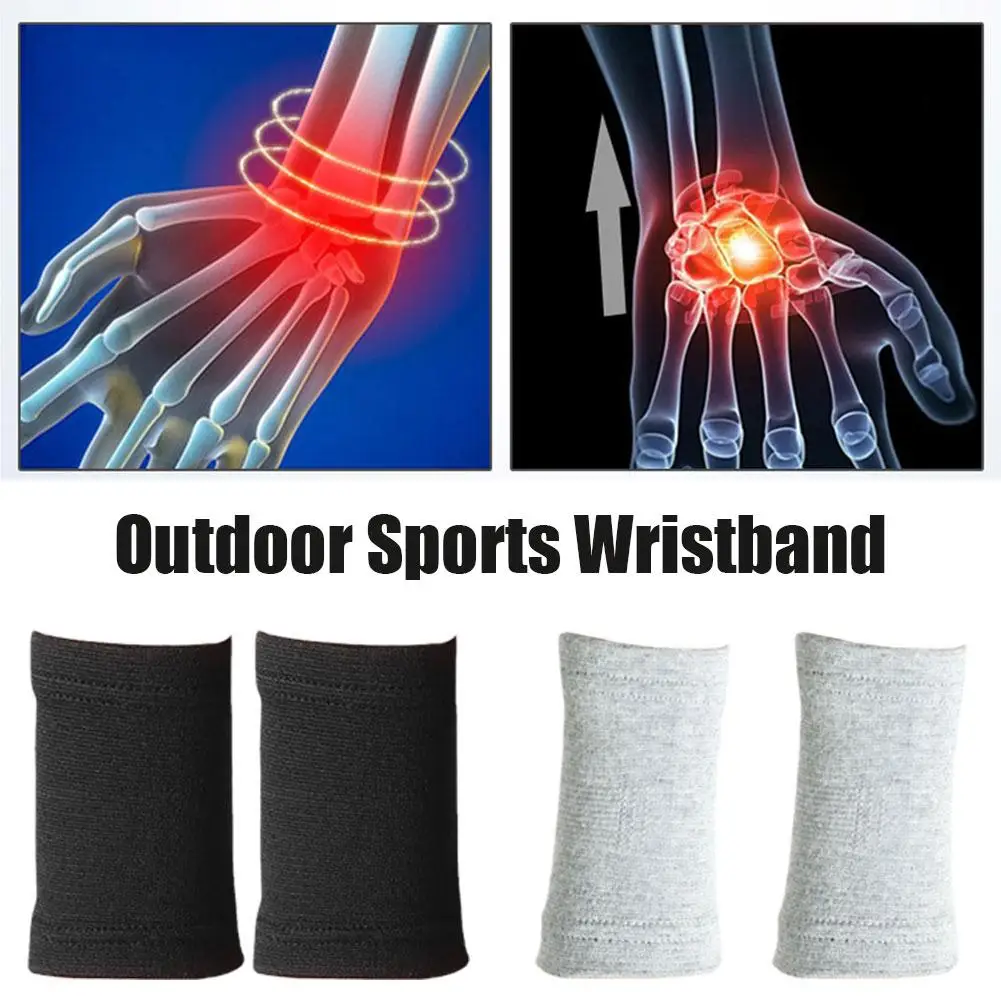 1 Pair Protective Wrist Support Wristband Sports Training Exercises Hand Band Strap Wraps Bandage Wristbands Brace Carpal Tunnel