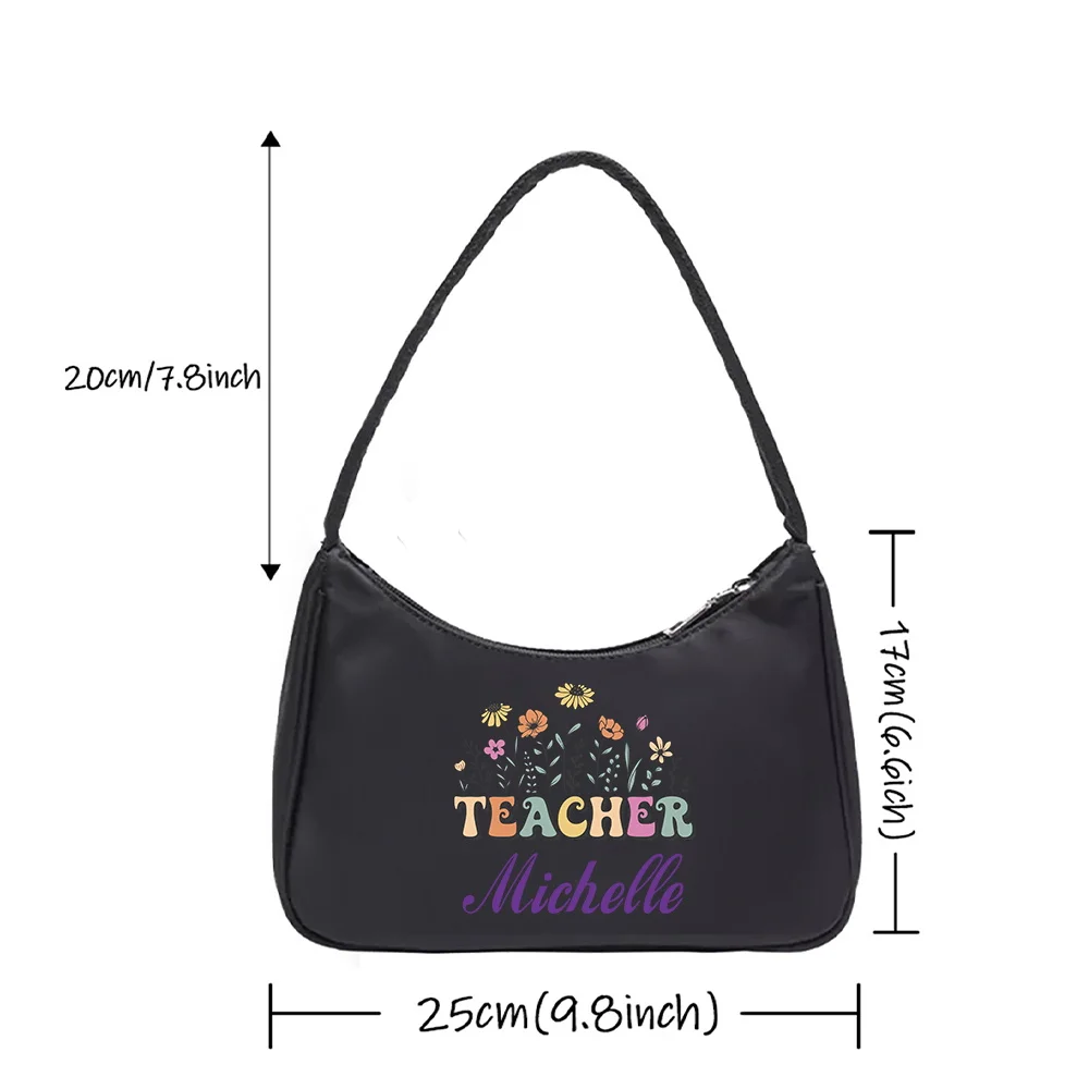 Personalized Customized Name Underarm Bag Cosmetic Organizer Handbags Fashion Commuting Single Shoulder Bags Mini Phone Purse