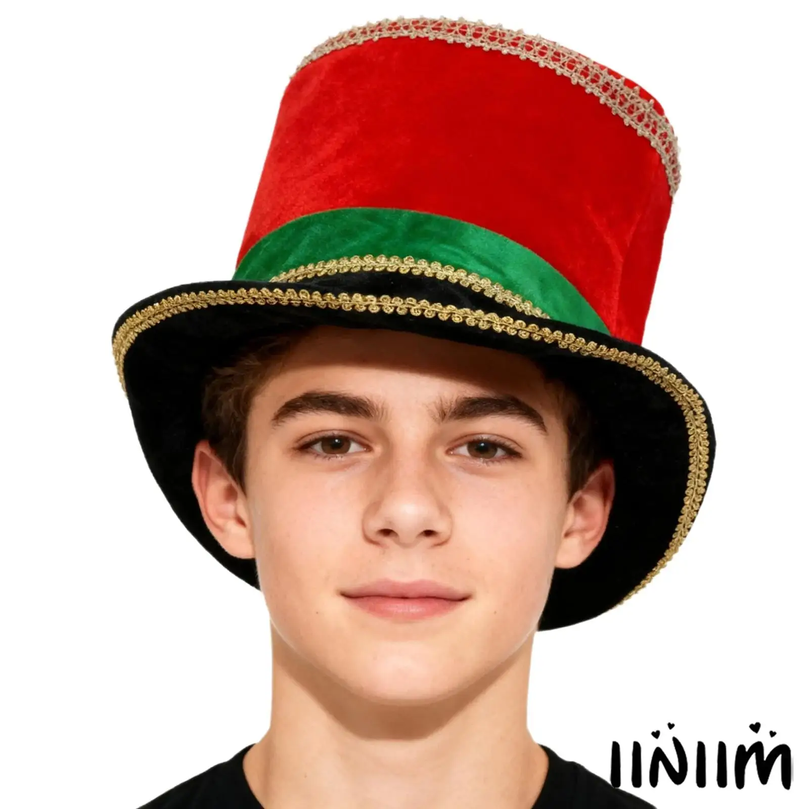 

Аутентичный головной убор манежа для взрослых для цирковых тематических мероприятий из прочной ткани для косплея на Хэллоуин и театральных изданий