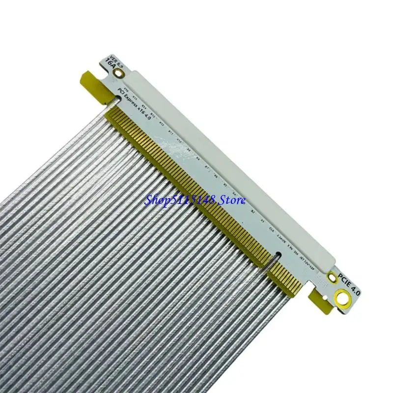 

F3MA Двойной обратной графической карты Расширение кабеля PCIE4.0 x16 Гибкие выезды на графические процессоры для разъемов ПК с