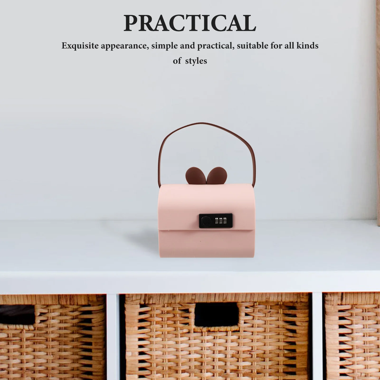 Grote capaciteit wachtwoord opbergdoos cijferslot kinderen geldbank roze creatieve spaarpot voor kinderen meisjes contant geld besparen