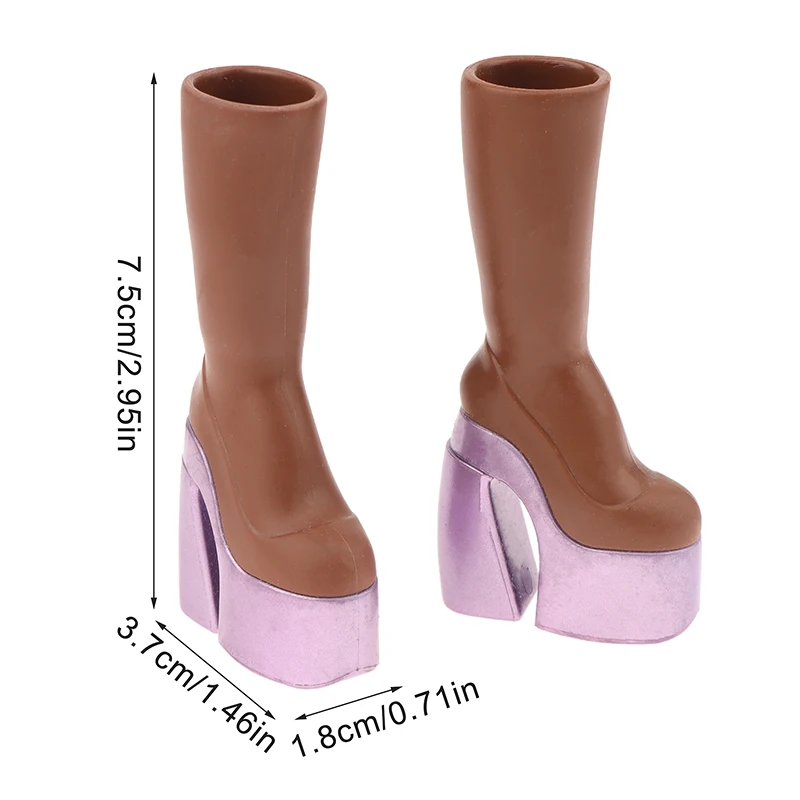 Mini bambola simulazione stivali tacco alto bambola vestire accessori casa delle bambole vestiti decorazione per ragazze giochi di imitazione giocattoli