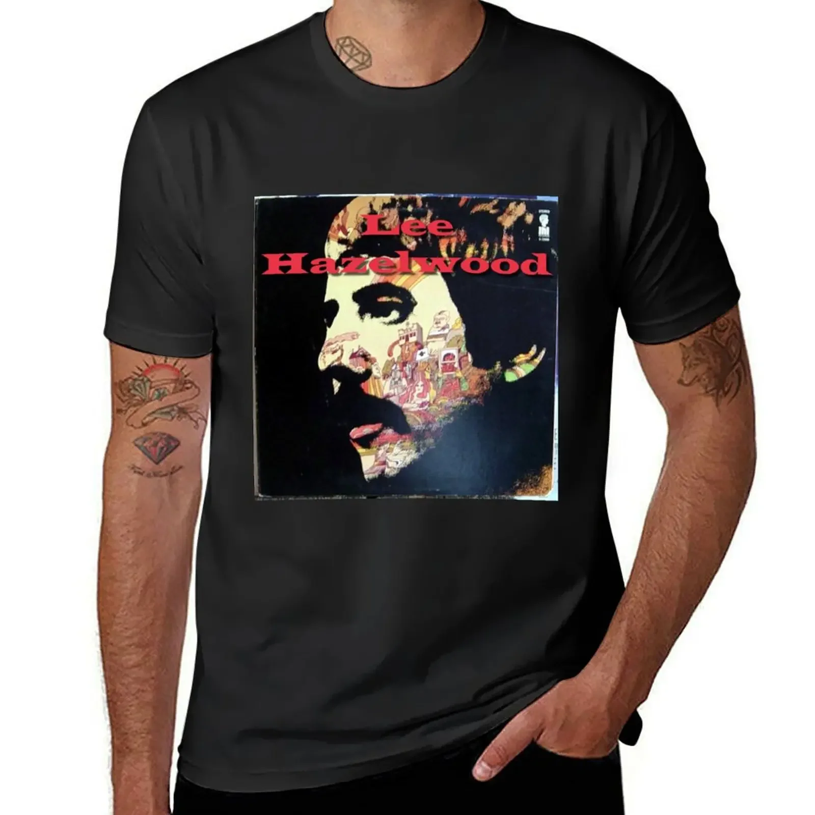 Lee Hazelwood, Rock, Pop, Folk, World, & Country T-Shirt graphic tee shirt Short sleeve tee mens big and tall t shirts