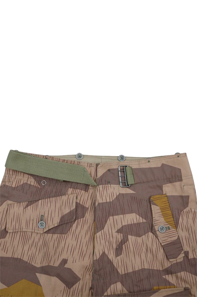 Pantalones de camuflaje panzer GUCD-008 WWII German Heer Splinter 41, color marrón