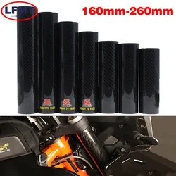160mm-260mm Carbon Fiber Front Fork Guard Wrap Cover For KTM Kawasaki Suzuki Honda Yamaha Husqvarna Motocross Universal Parts