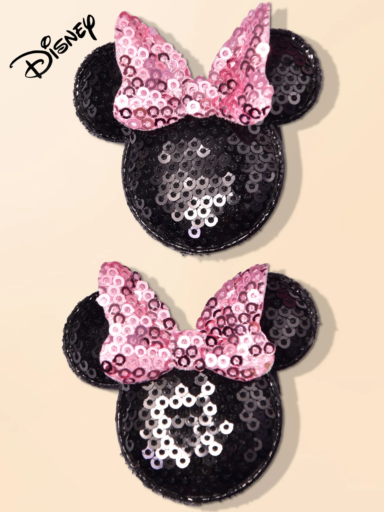 2 Disney Classic Mickey-haarclips met lovertjes, geschikt voor dagelijks gebruik, cadeaus voor het afstudeerseizoen.