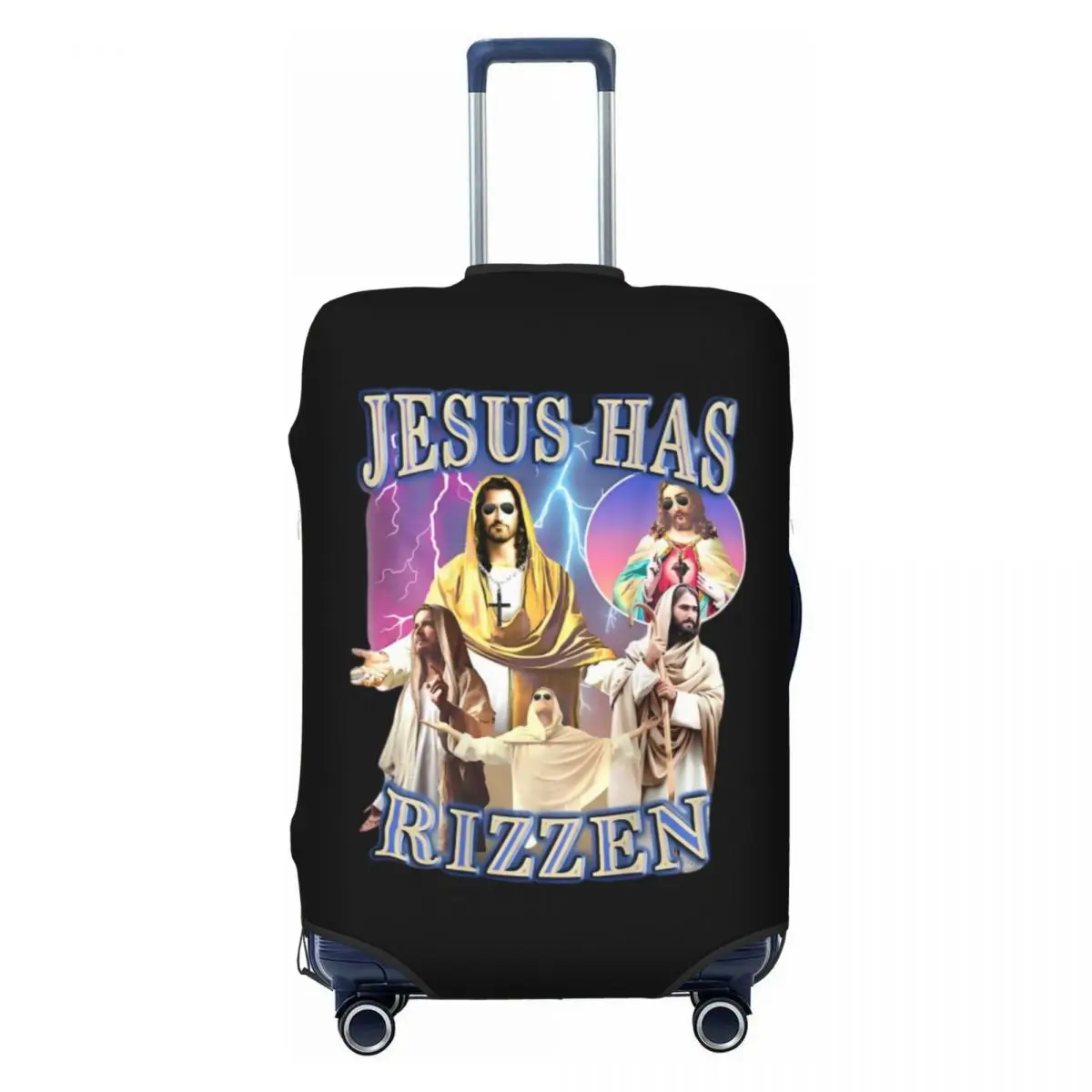 

Custom Jesus Has Rizzen Luggage Cover Funny Suitcase Protector Covers Suit For 18-32 inch