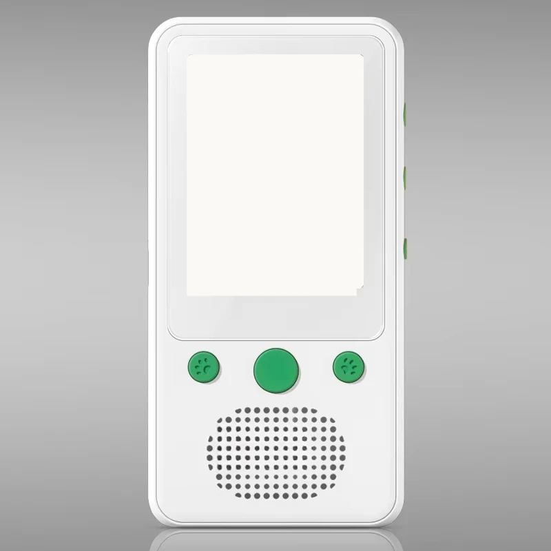 

Touch screen music player for radio recorder with built-in speakers