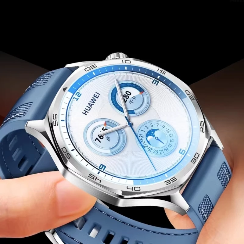 Cinturino da 22 mm per Huawei Watch GT4 46mm Sostituisci il cinturino in tessuto di nylon siliconico per Huawei Ultimate GT3 SE GT4 Cinturino da 22 mm