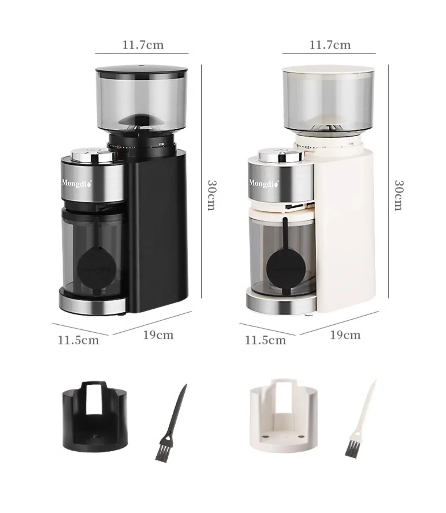 25 Level Adjustable Professional Durable 420 Stainless Steel Burrs Espresso Electric Coffee Mill Bean Grinder