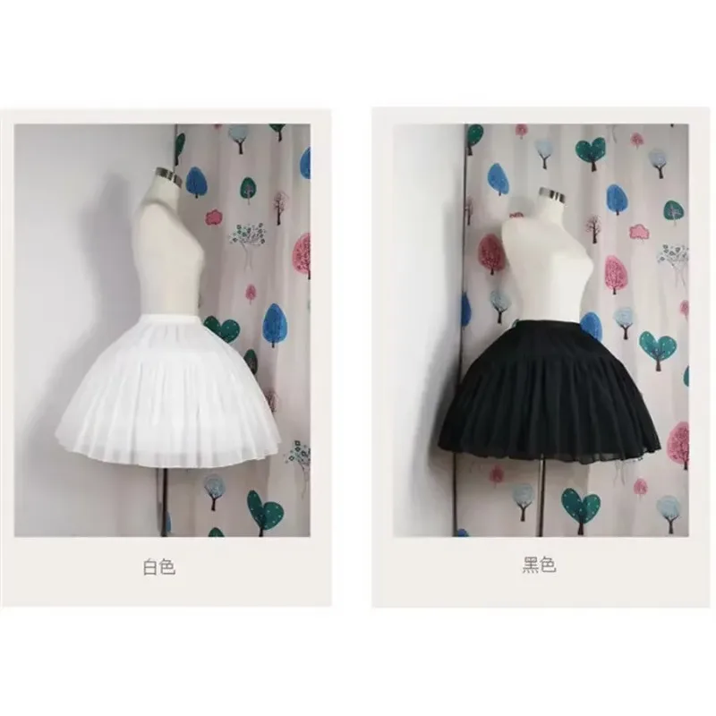 

Платье Лолиты для девочек с двумя обручами, нижняя юбка, кринолин, юбка-суета, корзина