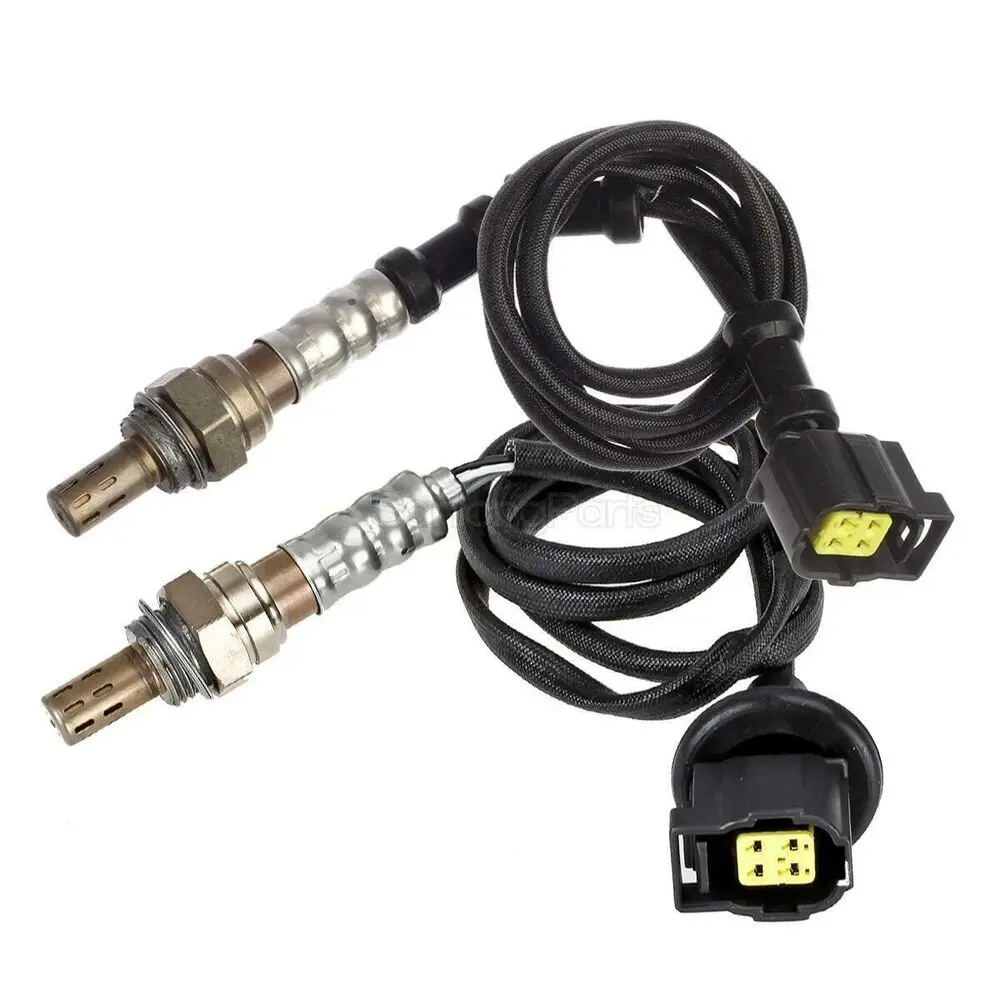 2pcs Oxygen Sensor For Mitsubishi Lancer 2008-2015 L4 2.0L Turbo Up & Downstream