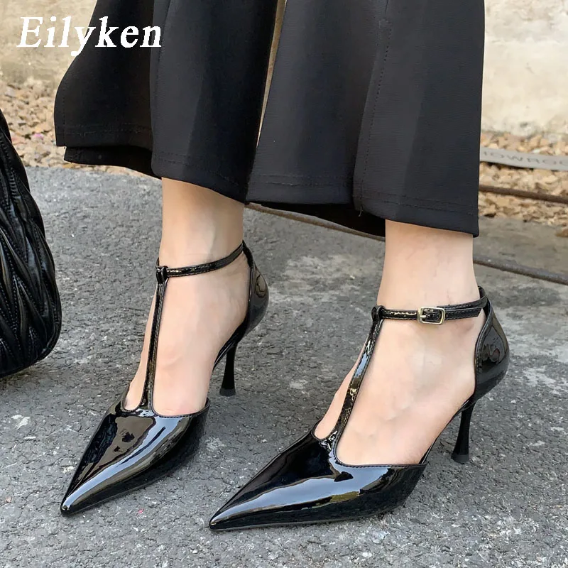 Eilyken Spring Autumn Brand Women Pumps Shoes Fashion Pointed Toe Ladies Elegant Hollow Out Sandals Zapatilla De Muje