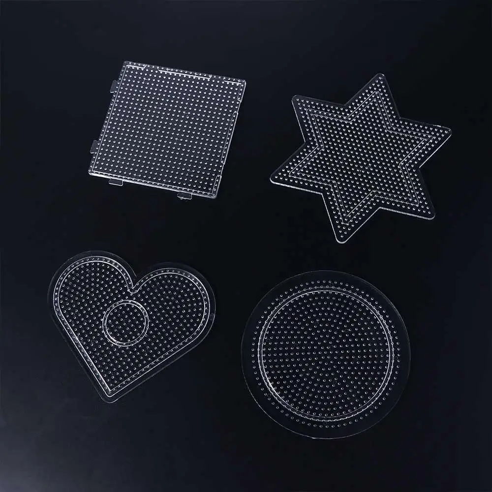 2,6 мм Perler Развивающие игрушки Фигурка Материал Доска Прозрачная головоломка Beadbond Пегборд Шаблон головоломки Шаблон бусин Diy