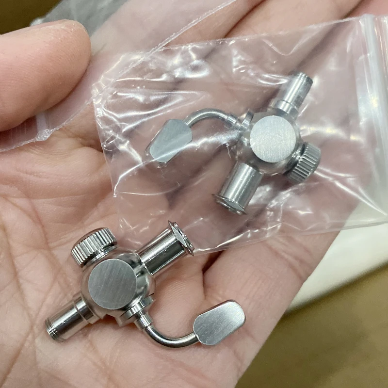 Medical Endoscope, Valve for Trocar, Ureteroscope Valve Nut Stainless Steel Connector