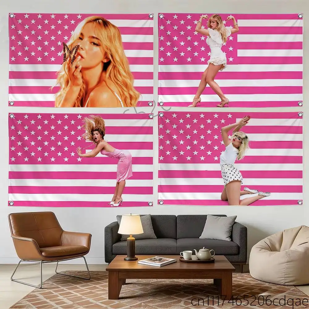FOR Addison Rae Celebrity Flag Suitable For Birthday Parties Living Room Bedroom And Outdoor Camping Decorations