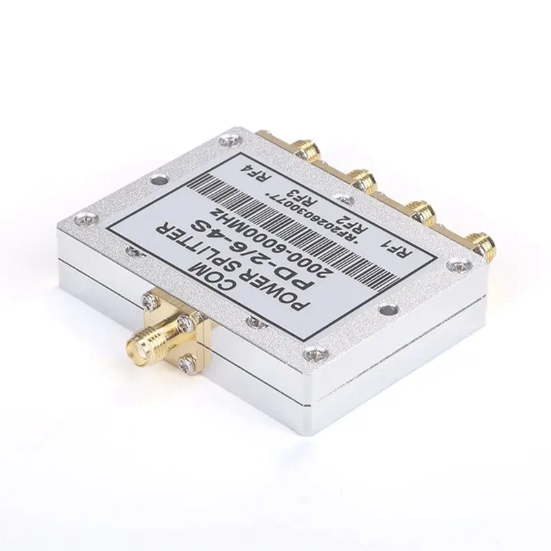 Reliable-RF Microstrip Power Splitter 1 To 4 2-6Ghz 2000-6000Mhz SMA-K Power Divider,RF Microstrip Power Splitter 1 To 4 2-6Ghz