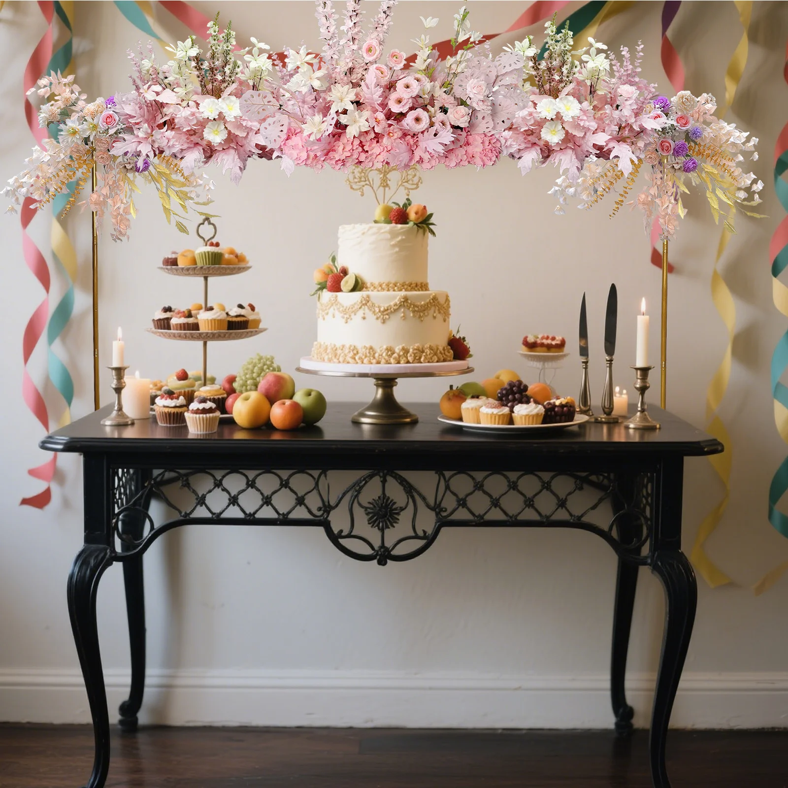 قابل للتعديل على الطاولة قضيب حامل المشابك منظم سطح المكتب إطار قوس معدني معلق مكتب تخزين الرف المشبك على منظم المكتب