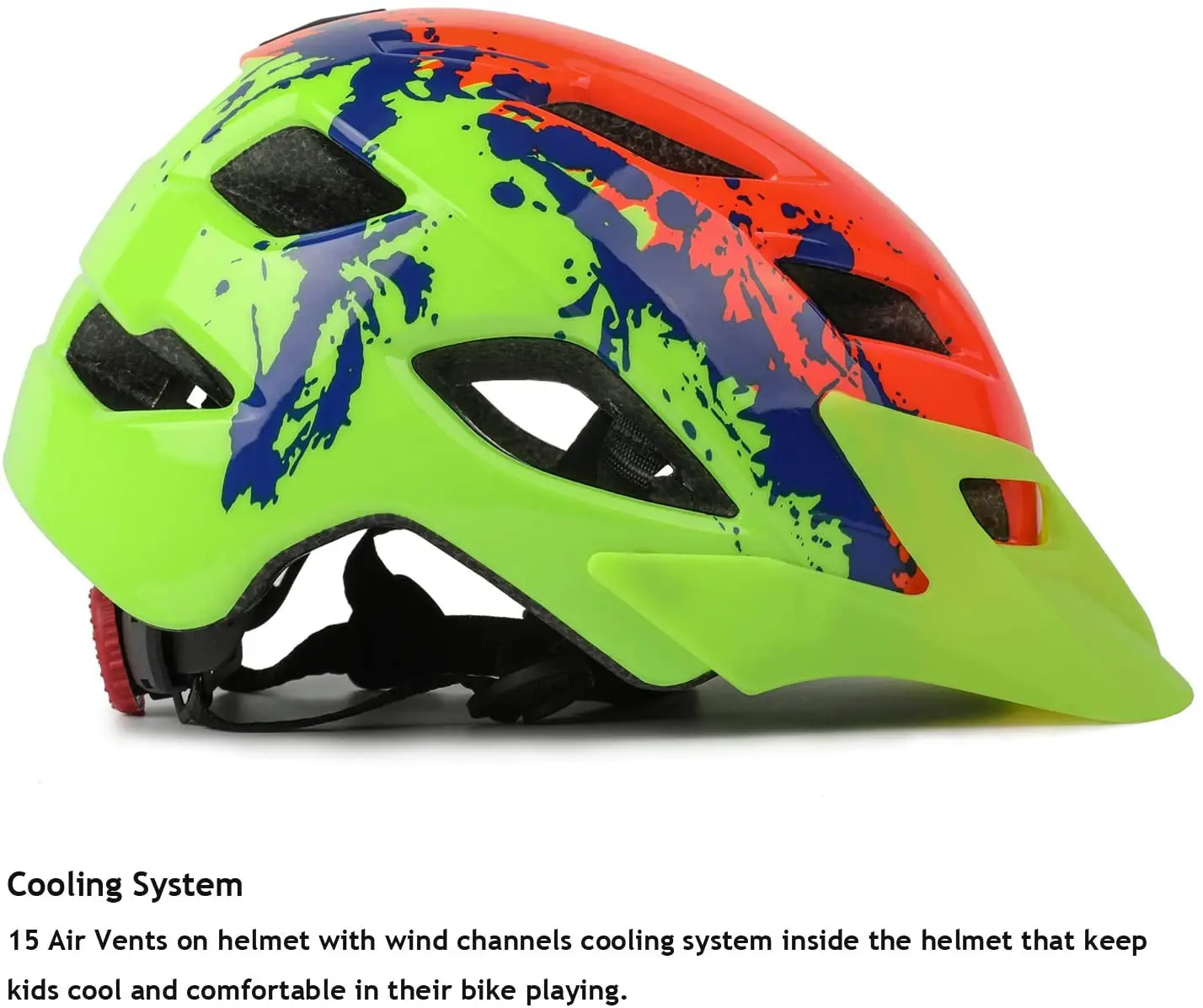 Kask rowerowy dla dzieci z odpinaną osłona przeciwsłoneczna, ultralekki kask do jazdy na rolkach