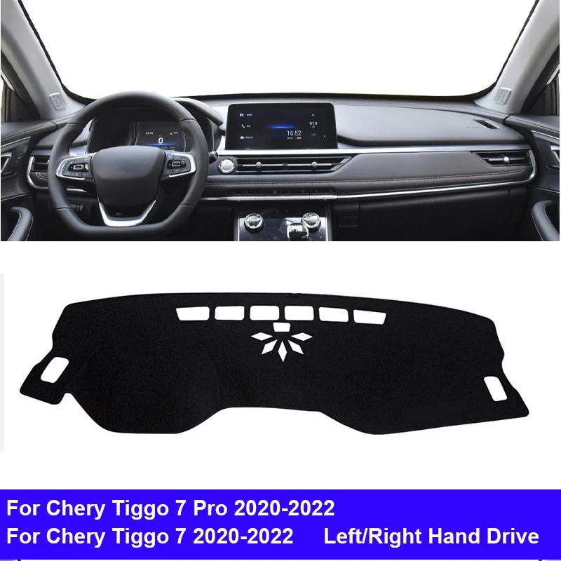 

Car Inner Dashboard Cover For Chery Tiggo 7 Pro 2020-2022 Tiggo 7 Pro 2020 2021 2022 Auto Dashmat Carpet Cape Sun Shade Pad Rug