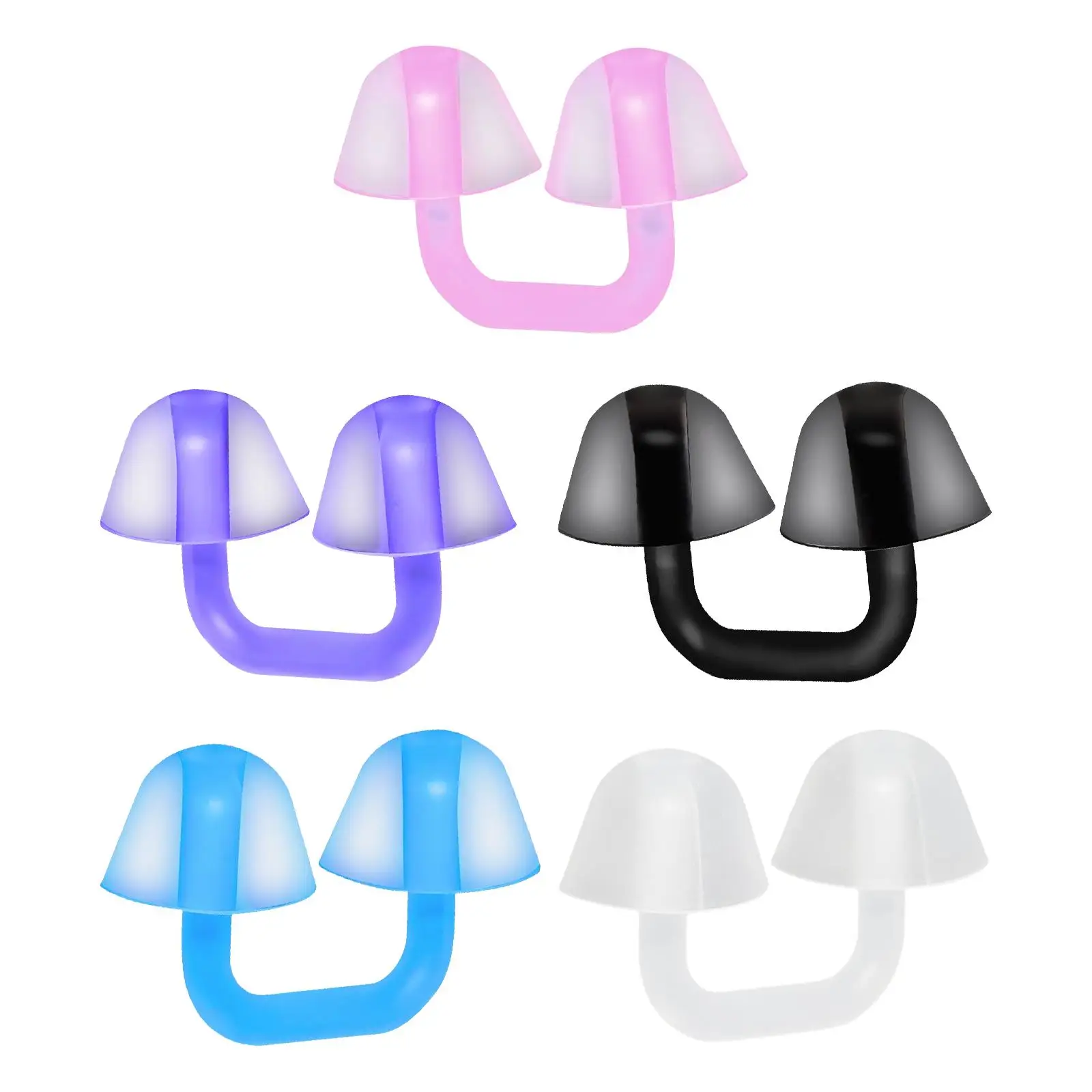 Swimming Nose Plugs, Nose Protector Silicone Nose Plugs, Reusable Trainer Aid