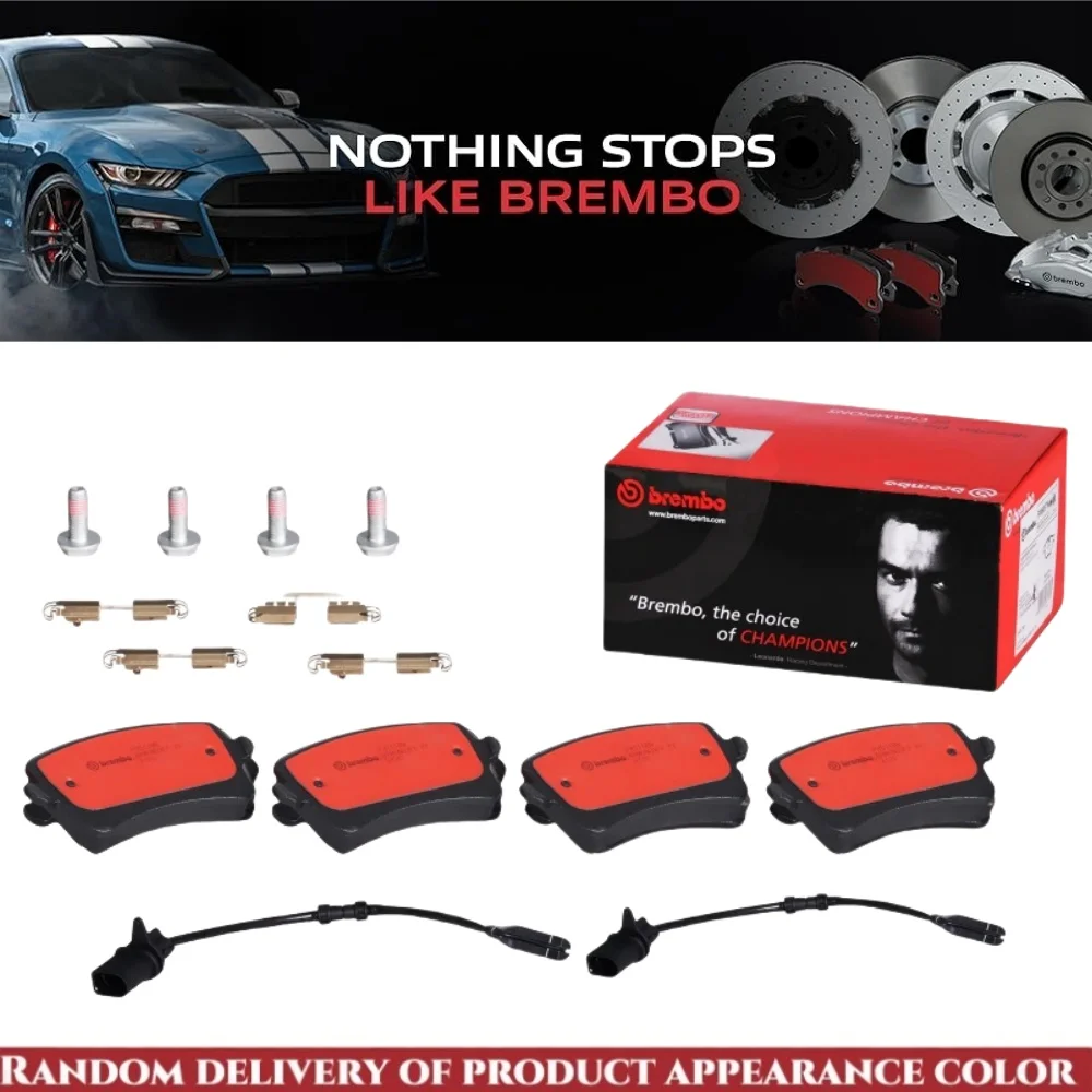 

Brembo P85118N Premium Ceramic Rear Disc Brake Pad Set AUDI OE# 4G0698451H