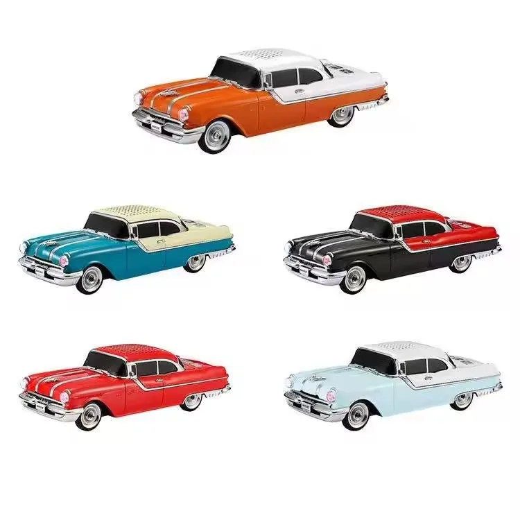 1PCS New WS-598 1500Mah Classic Car Design Wireless Home Theater Sound System Portable Mini Bluetooth Party Speaker