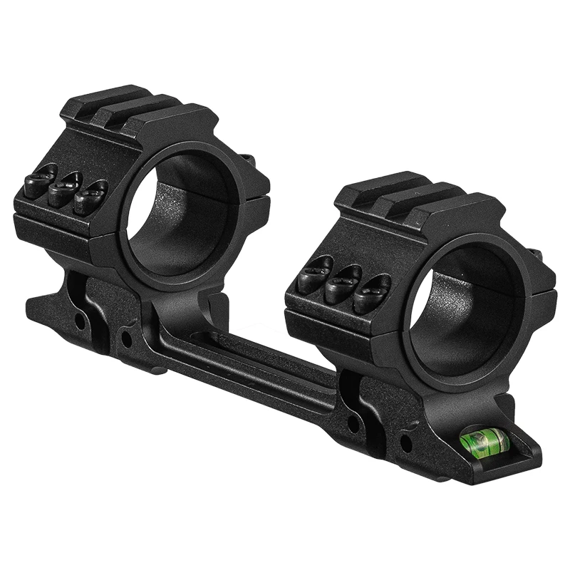 FIRE WOLF Precision 11mm Dovetail 25.4/30mm Scope Rings Anti-Cant Level Low Profile One-Piece Mount