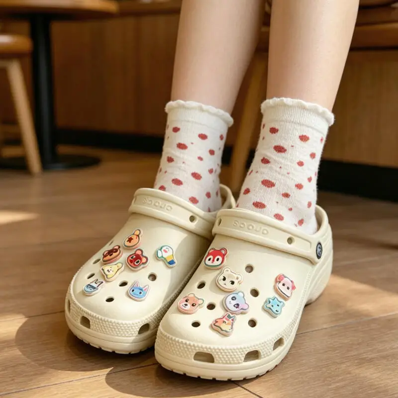 Q Version Self-Made Anime Character Shoe Buckle Detachable Cartoon for Animal Crossin Villager Shoe Decorations Shoe Accessories - view 3