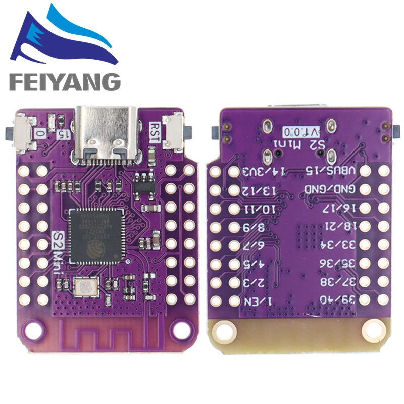 ESP32 S2 Mini WIFI Board Based ESP32-S2FN4R2 ESP32-S2 4MB FLASH 2MB PSRAM MicroPython For Arduino Compatible D1 mini upgrade